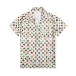 Set Louis Vuitton Multicolor Monogram Shirt and Shorts LV009 - Image 2