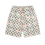 Set Louis Vuitton Multicolor Monogram Shirt and Shorts LV009 - Image 5