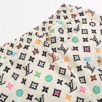 Set Louis Vuitton Multicolor Monogram Shirt and Shorts LV009 - Image 9
