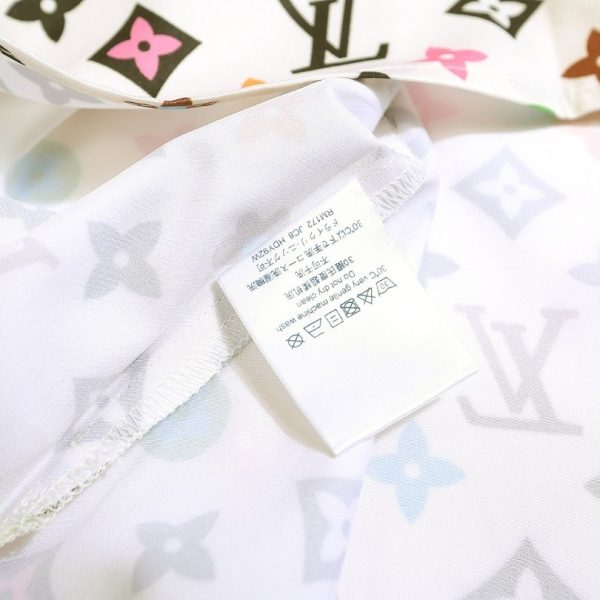 Set Louis Vuitton Multicolor Monogram Shirt and Shorts LV009 - Image 12