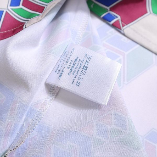 T-Shirt Gucci Multicolor GG Pattern Short Sleeve GC001 - Image 5