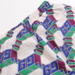 Shorts Gucci Multicolor GG Pattern Drawstring GC002 - Image 4
