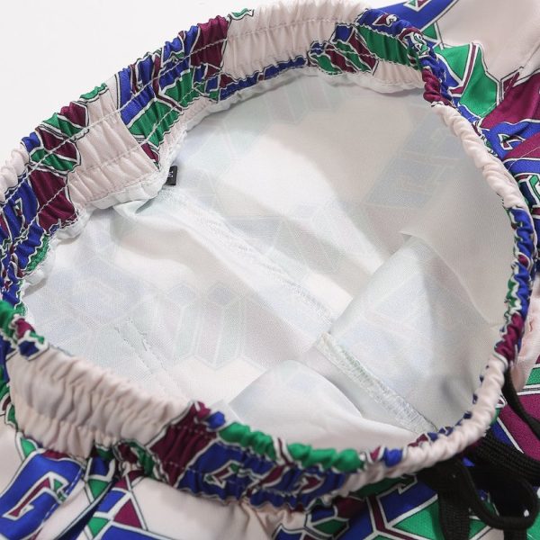 Shorts Gucci Multicolor GG Pattern Drawstring GC002 - Image 5