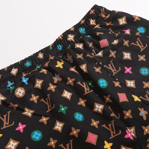Set Louis Vuitton Monogram Multicolor Shirt and Shorts Set LV012 - Image 9