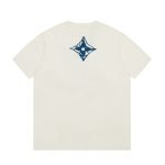 T-shirt Louis Vuitton Cracked Monogram Ivory LV013 - Image 2