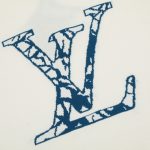 T-shirt Louis Vuitton Cracked Monogram Ivory LV013 - Image 3
