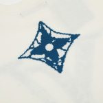 T-shirt Louis Vuitton Cracked Monogram Ivory LV013 - Image 4