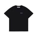 T-shirt Off-White Milan Graphic Back Black Oversized OFF001