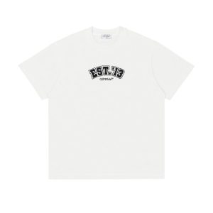 T-shirt Off-White Multi Logo Graphic White Oversized OFF003