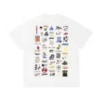 T-shirt Off-White Multi Logo Graphic White Oversized OFF003 - Image 2