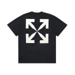 T-shirt Off-White Arrows Logo Black Oversized OFF004 - Image 2
