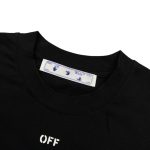 T-shirt Off-White Arrows Logo Black Oversized OFF004 - Image 4