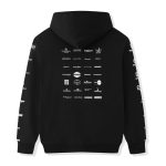 Balenciaga Multi-Logo Print Hoodie Black BL002 - Image 2