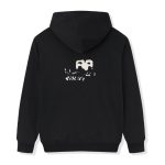 Balenciaga Paris Graffiti Logo Hoodie Black BL003 - Image 2