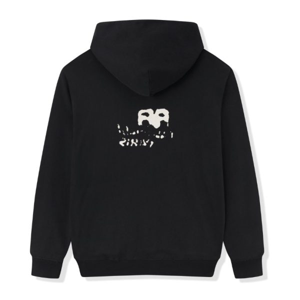 Balenciaga Paris Graffiti Logo Hoodie Black BL003 - Image 2