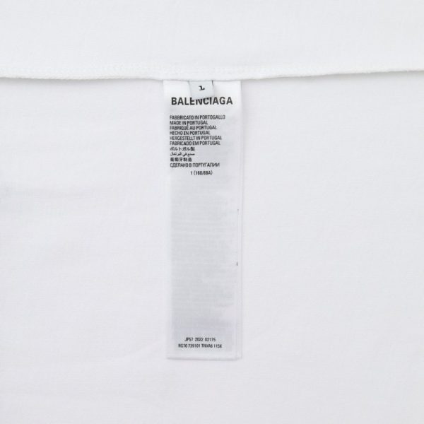 T-shirt Balenciaga x Adidas Trefoil Logo White BL004 - Image 6