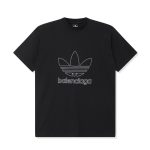 T-shirt Balenciaga x Adidas Trefoil Logo Black BL005