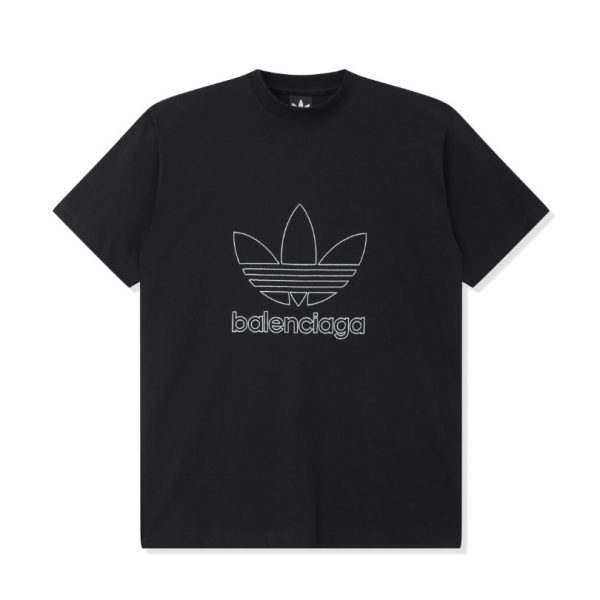 d104564_19937-1.jpg T-shirt Balenciaga x Adidas Trefoil Logo Black BL005 - Image 1