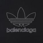 T-shirt Balenciaga x Adidas Trefoil Logo Black BL005 - Image 3