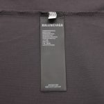 T-shirt Balenciaga BB Logo Spray Paint Black BL007 - Image 6