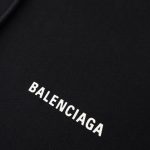 Balenciaga Classic Logo Hoodie Black BL008 - Image 5