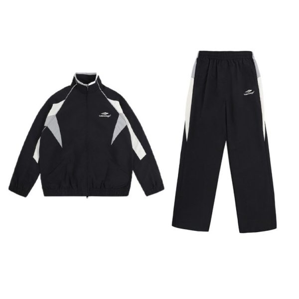 d104613_13738-1.jpg Set Balenciaga Logo Track Jacket and Pants BL013 - Image 1