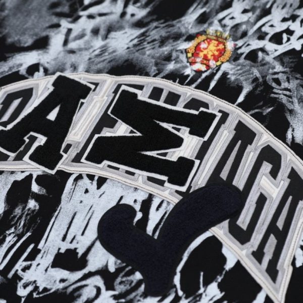 T-shirt Balenciaga Graffiti Black Oversized BL014 - Image 4