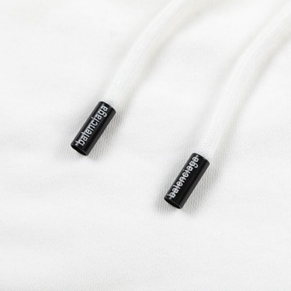 Shorts Balenciaga Logo White BL016 - Image 6