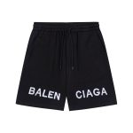 Shorts Balenciaga Logo Black BL017