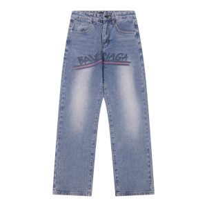 Jeans Balenciaga Logo Vintage Blue BL018