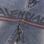 Jeans Balenciaga Logo Vintage Blue BL018 - Image 3