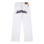 Jeans Balenciaga Logo Vintage White BL019 - Image 2