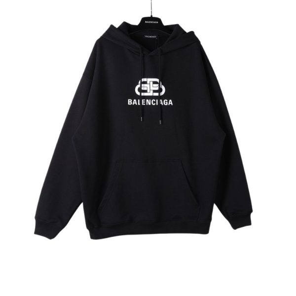 d104657_2352-1.jpg Balenciaga Classic Logo Hoodie Black BL021 - Image 1