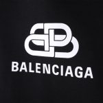 Balenciaga Classic Logo Hoodie Black BL021 - Image 4