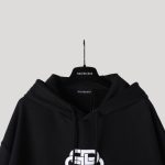 Balenciaga Classic Logo Hoodie Black BL021 - Image 5