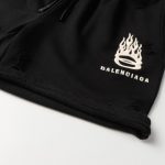 Shorts Balenciaga Logo Black BL022 - Image 5