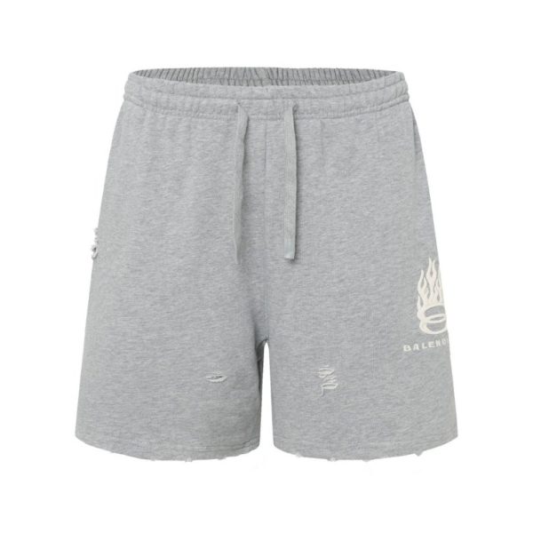 d104672_15485-1.jpg Shorts Balenciaga Logo Grey BL023 - Image 1