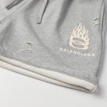 Shorts Balenciaga Logo Grey BL023 - Image 4