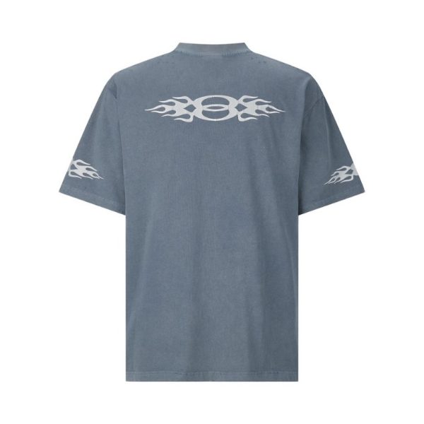 T-shirt Balenciaga Graffiti Black Oversized BL024 - Image 2