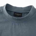 T-shirt Balenciaga Graffiti Black Oversized BL024 - Image 3