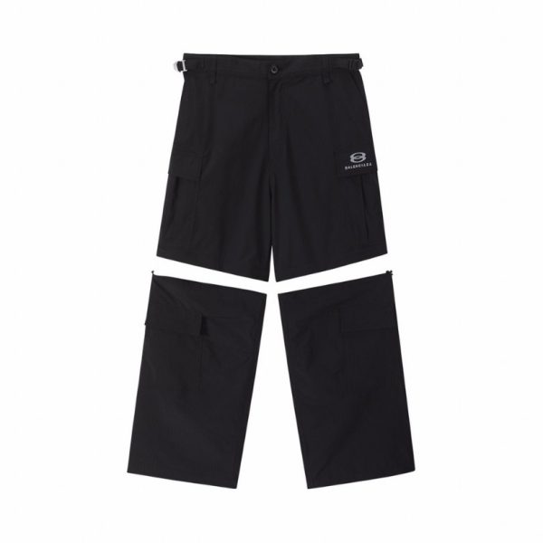 Pants Balenciaga Convertible Cargo Black BL025 - Image 3