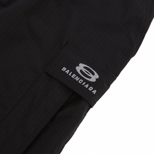 Pants Balenciaga Convertible Cargo Black BL025 - Image 4
