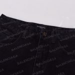 Jeans Balenciaga Monogram Black BL026 - Image 3