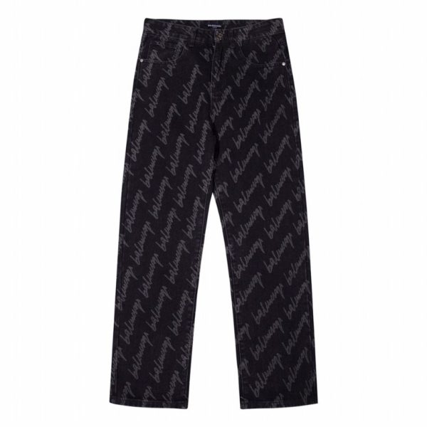 d104696_9379-1.jpg Jeans Balenciaga Script Black BL027 - Image 1