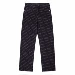 Jeans Balenciaga Signature Print Black BL028