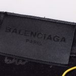 Jeans Balenciaga Signature Print Black BL028 - Image 5