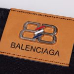 Jeans Balenciaga BB Logo Black BL029 - Image 5