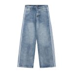 Jeans Balenciaga Striped Blue Denim BL031