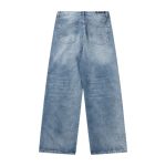 Jeans Balenciaga Striped Blue Denim BL031 - Image 2