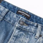 Jeans Balenciaga Striped Blue Denim BL031 - Image 3